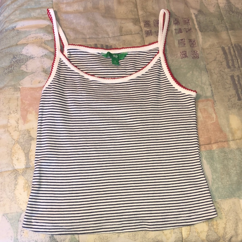 Striped crop top